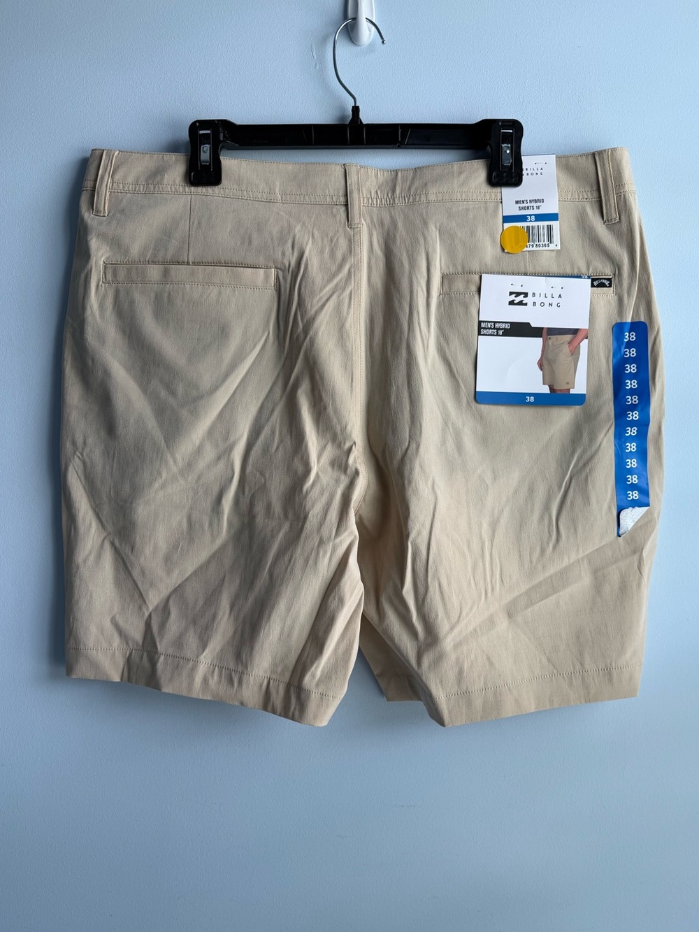Billabong Men's Khaki Tan Hybrid Shorts Size 38 - Picture 4 of 7